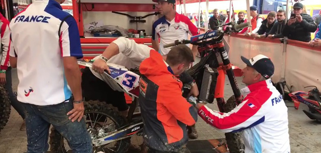 Pour ma première course aux USA, je suis mécano au MXDN !